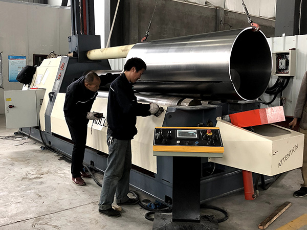 T8 × W1000 × Ø3000mm (فولاذ مطاوع)